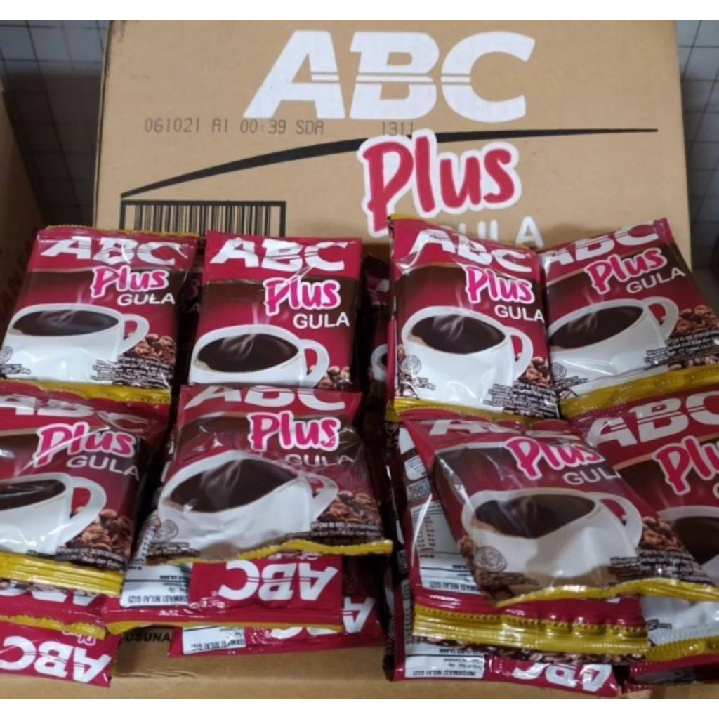 Kopi ABC Plus Gula 1 Dus isi 120 Sachet