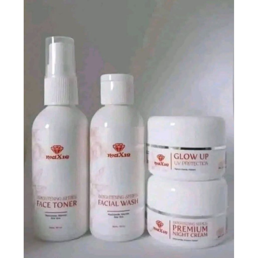 MAXIE GLOW SKINCARE / PAKET WAJAH MAXIE GLOW ORIGINAL CREAM PENCERAH WAJAH