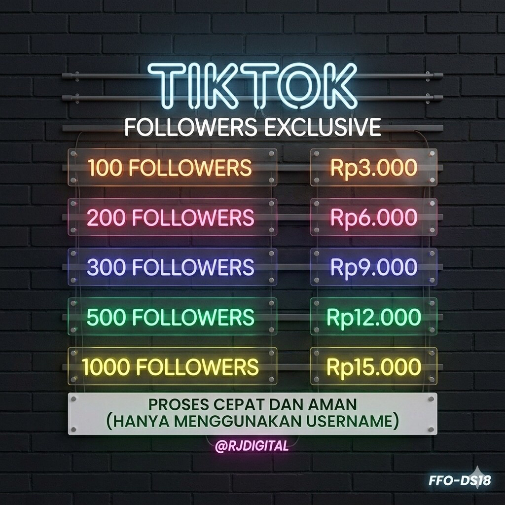 TERMURAH - TIKTOK FOLLOWERS EXCLUSIVE ANTI DROP - FOLLOWERS TIKTOK PERMANENT HIGH QUALITY WORLDMIX -