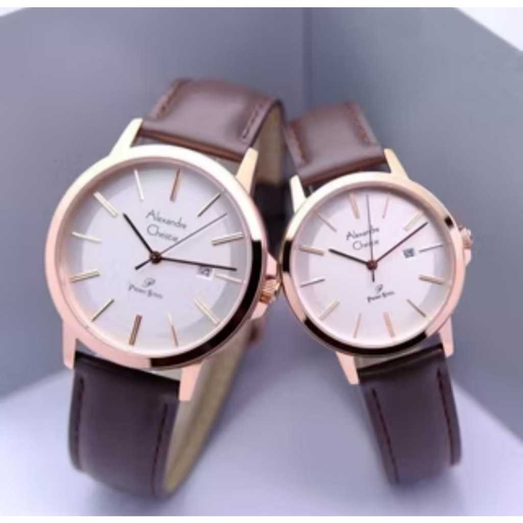Jam Tangan Couple Alexandre Christie Primo Steel AC 1036