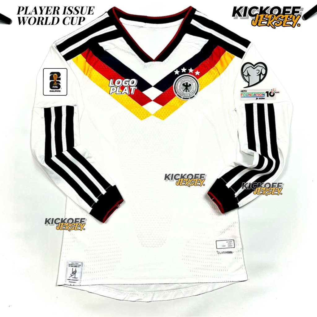(PLAYER ISSUE LONGSLEEVE) JERSEY JERMAN HOME PI LS WORLD CUP 2026 PI PLAYER ISSUE