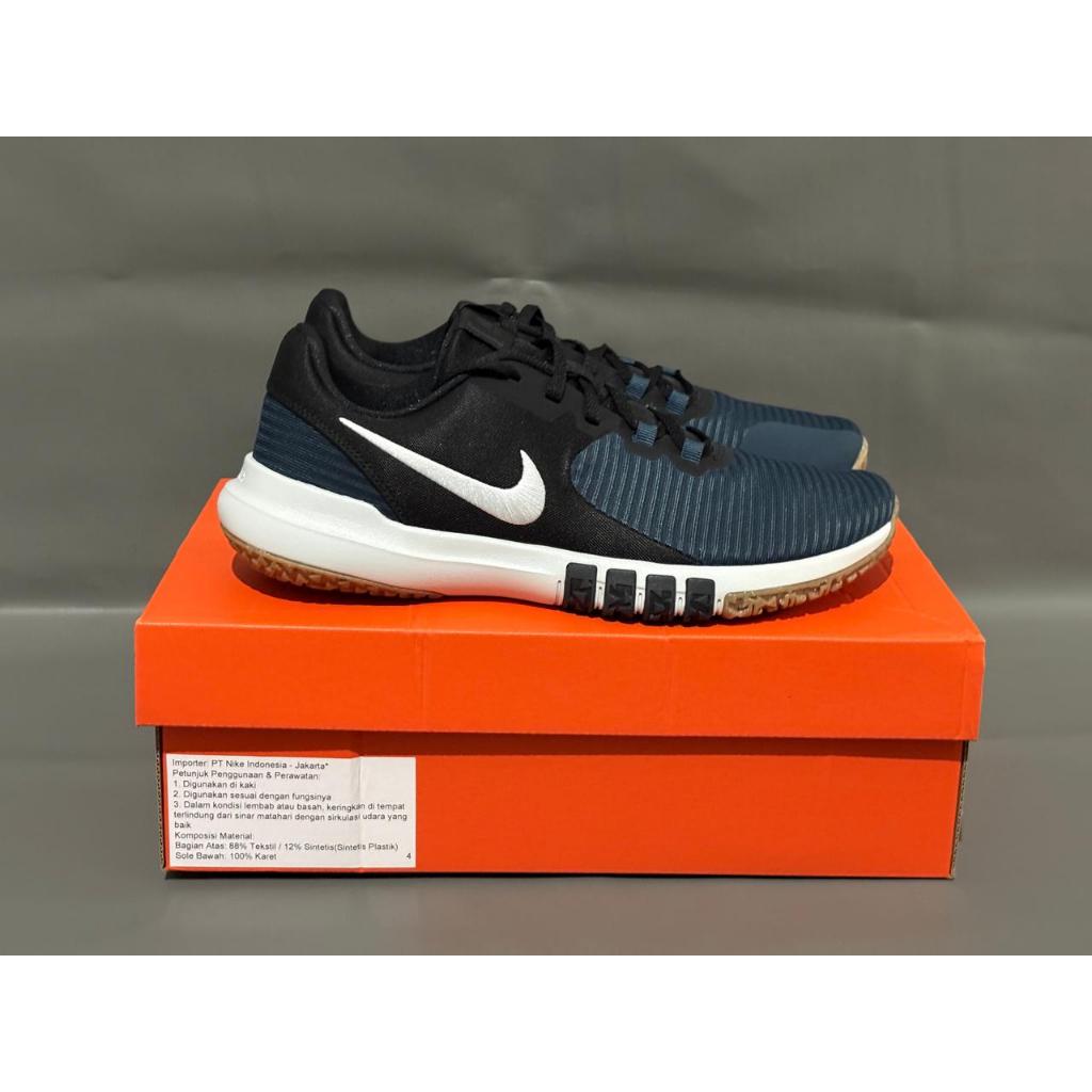 Sneakers Training Shoes Nike Flex Control TR4 - Black/Deep ocean, Original BNIB Resmi ( art CD0197-0