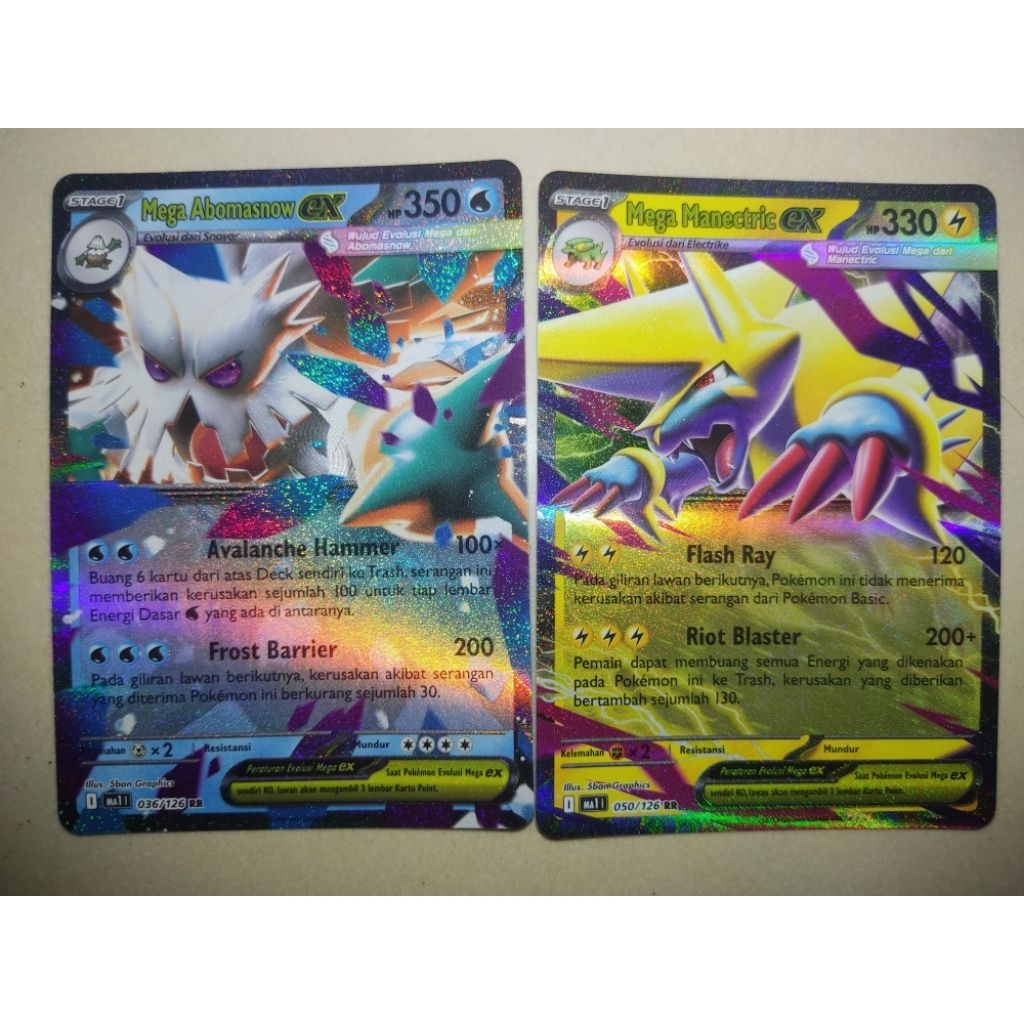 Kartu Pokemon Evolusi Mega (Original 100%)