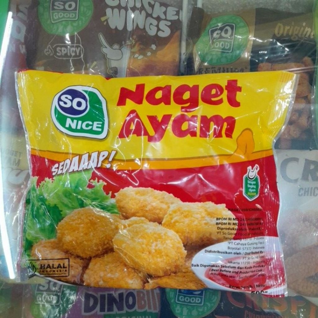 So nice sedaap nugget ayam 500gr