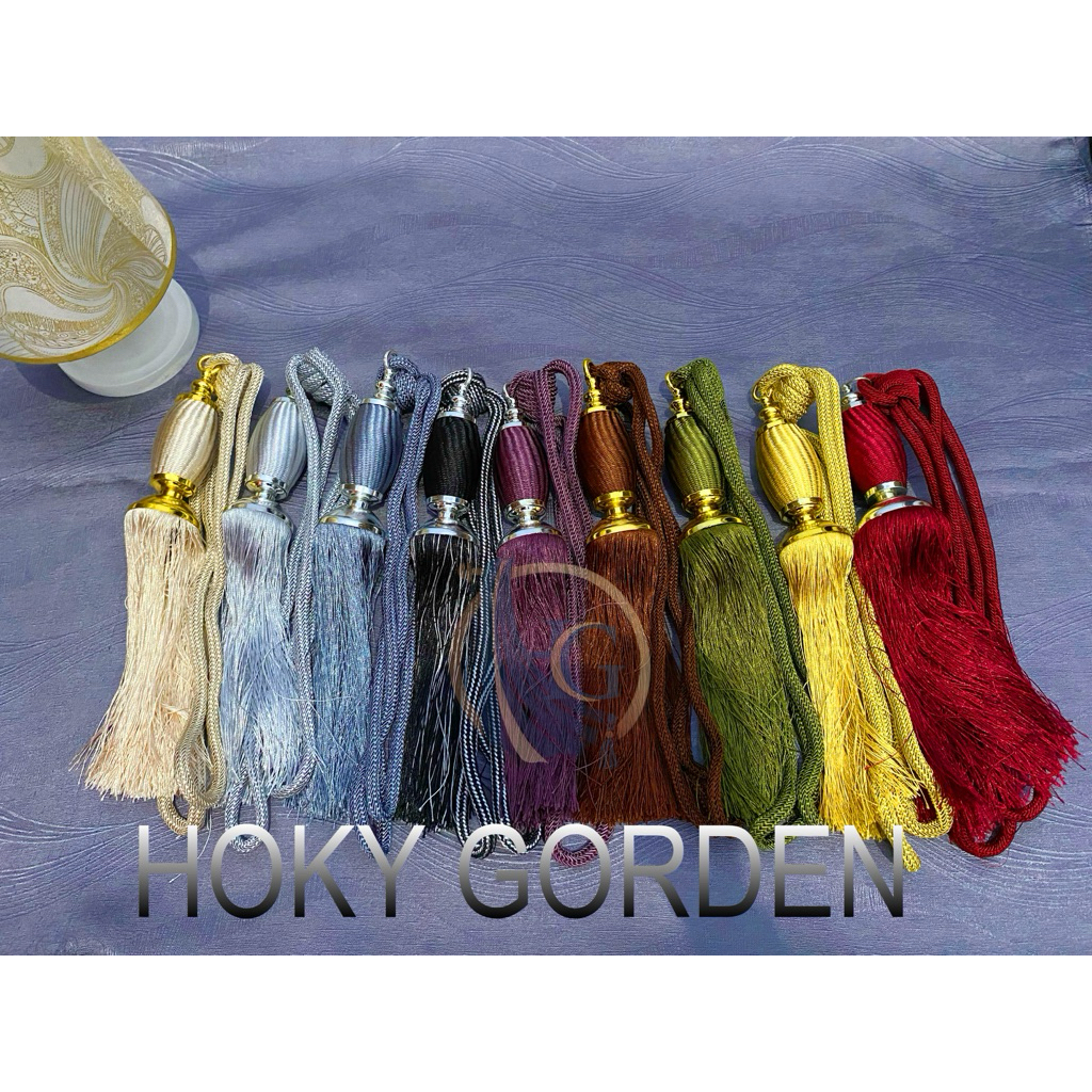 Tali Gorden Oval / Tali Bahagia / Tali Gorden Mewah / Tali Pengikat Gorden