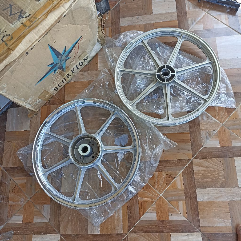 Original sport rim scorpion batang 7 for Yamaha Nos velg racing ring 17