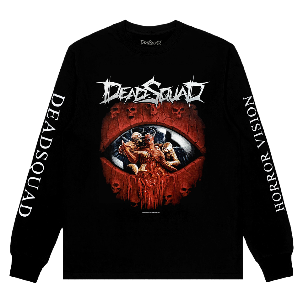 Longsleeve DEADSQUAD - HORROR VISION 2026 | Deadsquad Official Merchandise