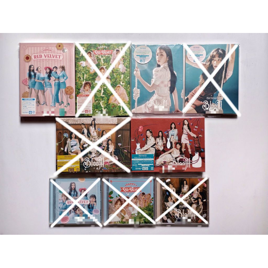 [Rare Item] Red Velvet Japan Album #CookieJar Bloom Sappy Irene Seulgi Wendy Yeri Joy Limited editio
