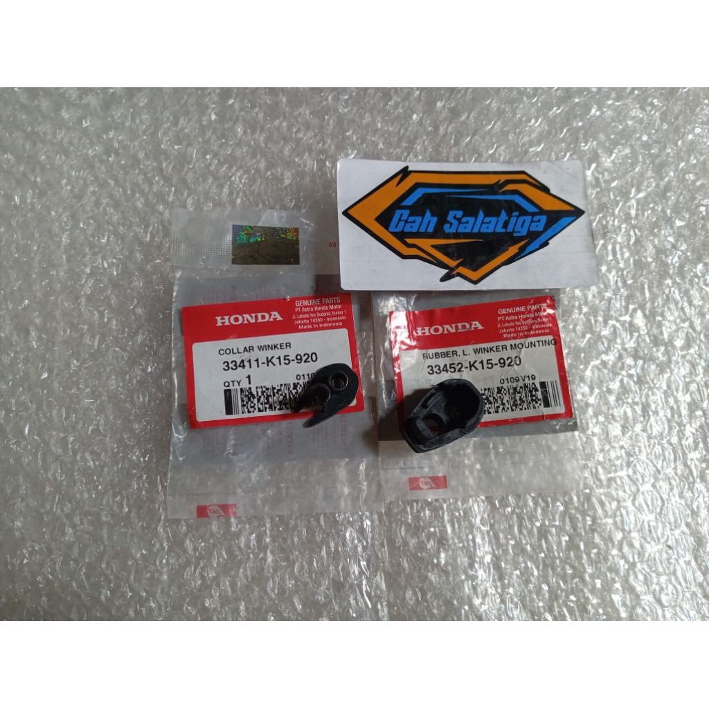 Karet dudukan sein plus besi kiri cb 150 r CBR 150 original