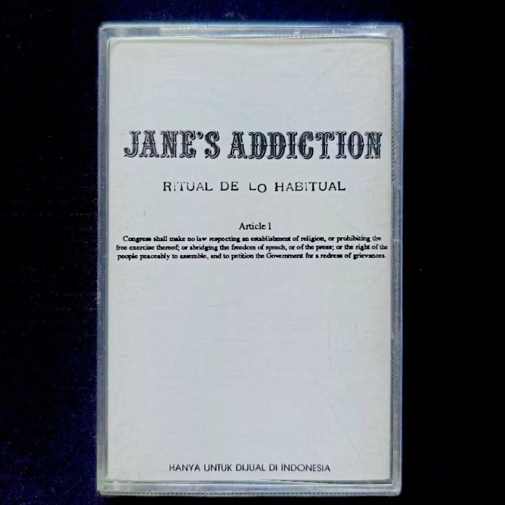 Kaset Jane's Addiction - Ritual De Lo Habitual