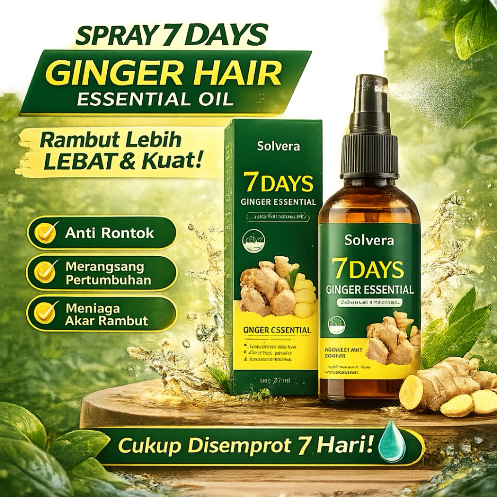 Spray 7 Days Ginger Hair Essential Oil