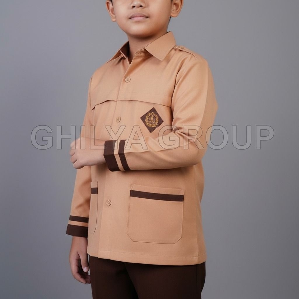 baju pramuka siaga panjang, baju pramuka siaga, baju pramuka panjang, baju pramuka