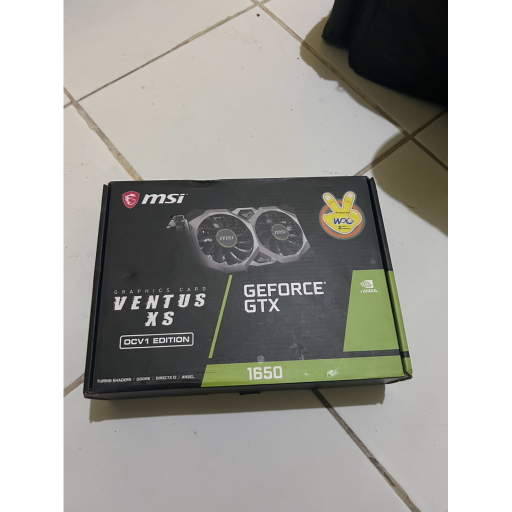 VGA MSI GTX 1650 BEKAS – KONDISI MULUS