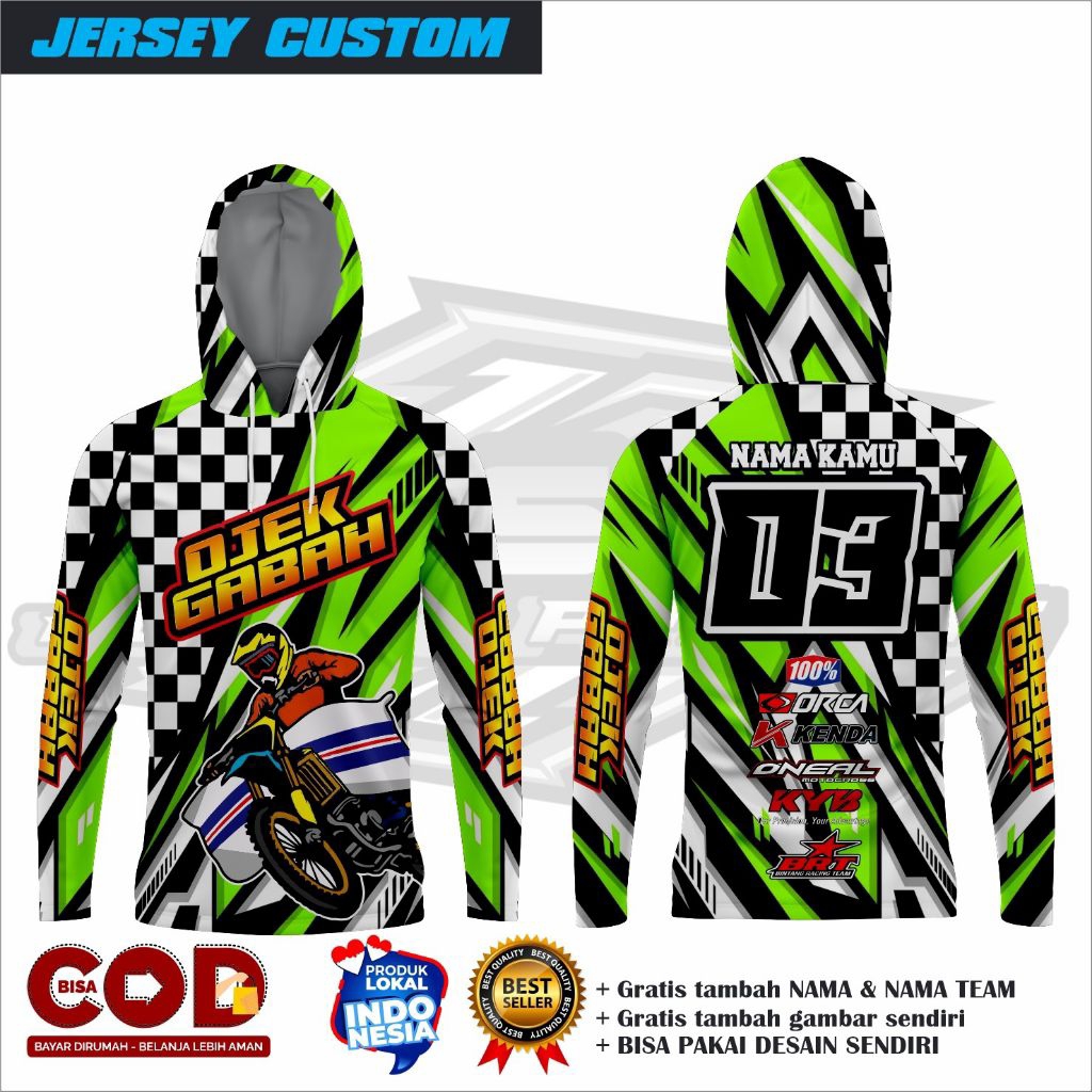 Jersey ojek gabah/Jersey ojek gabah custom/Jersey ojek gabah terbaru/Jersey ojek gabah balap/Jersey 