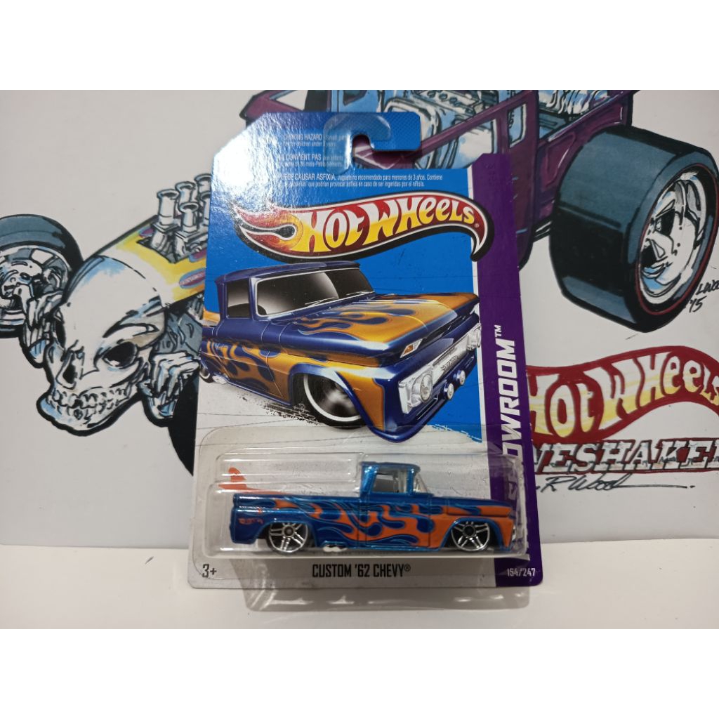 hotwheels custom 62 chevy pick up hw showroom
