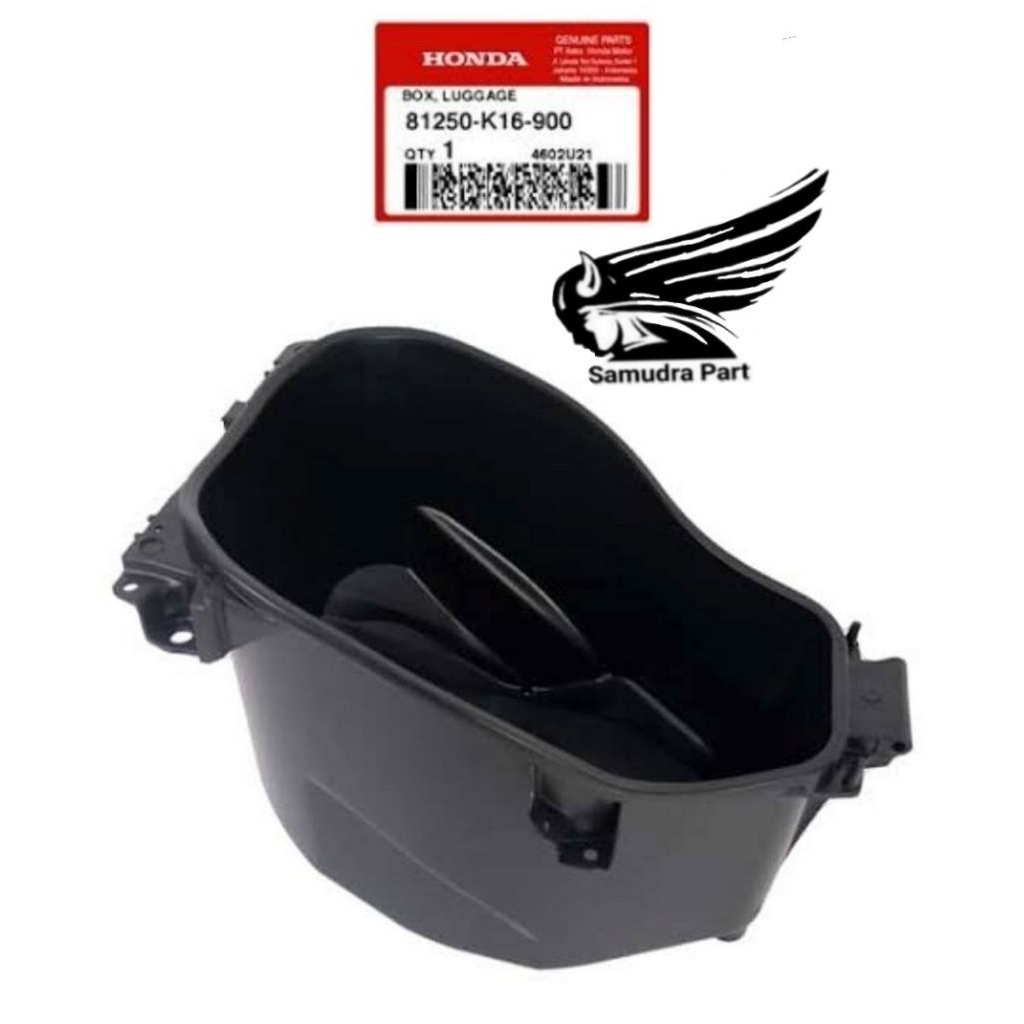 81250K16900 Box Bagasi Scoopy Fi Box tempat barang Scoopy Fi original