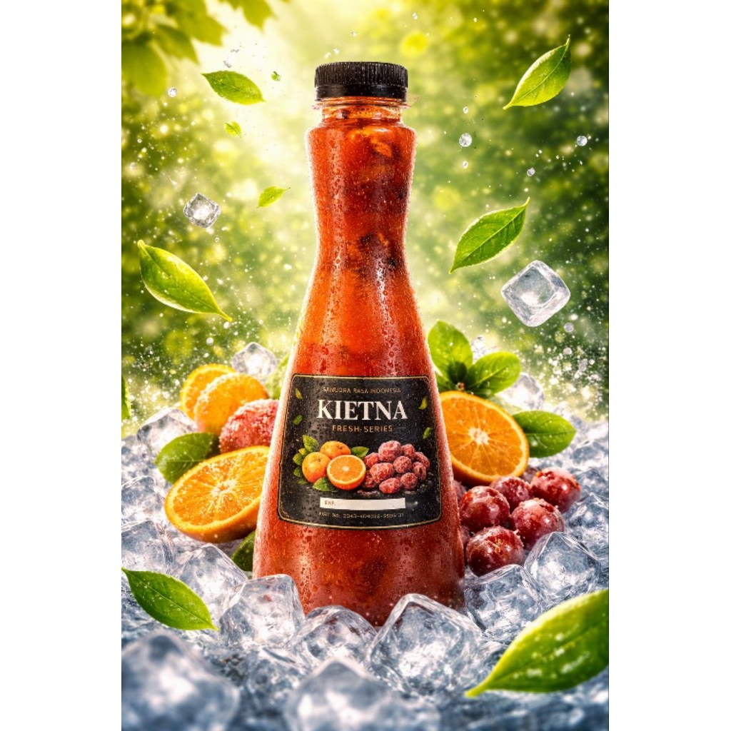 Kietna Sirup Jeruk Songkit 330ml 200ml| Minuman Segar Viral | Cordial Jeruk Kiamboy Premium Fresh Se