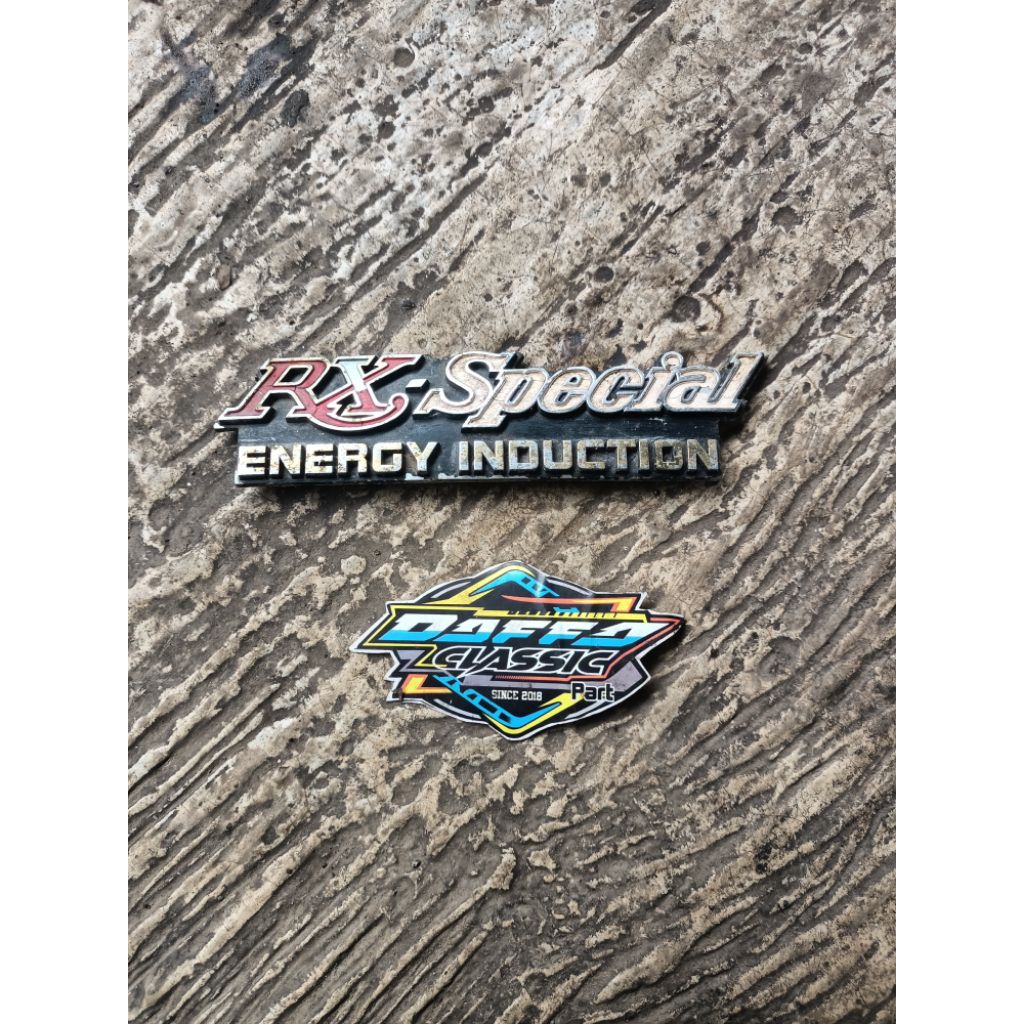 emblem bok aki Yamaha RX spesial