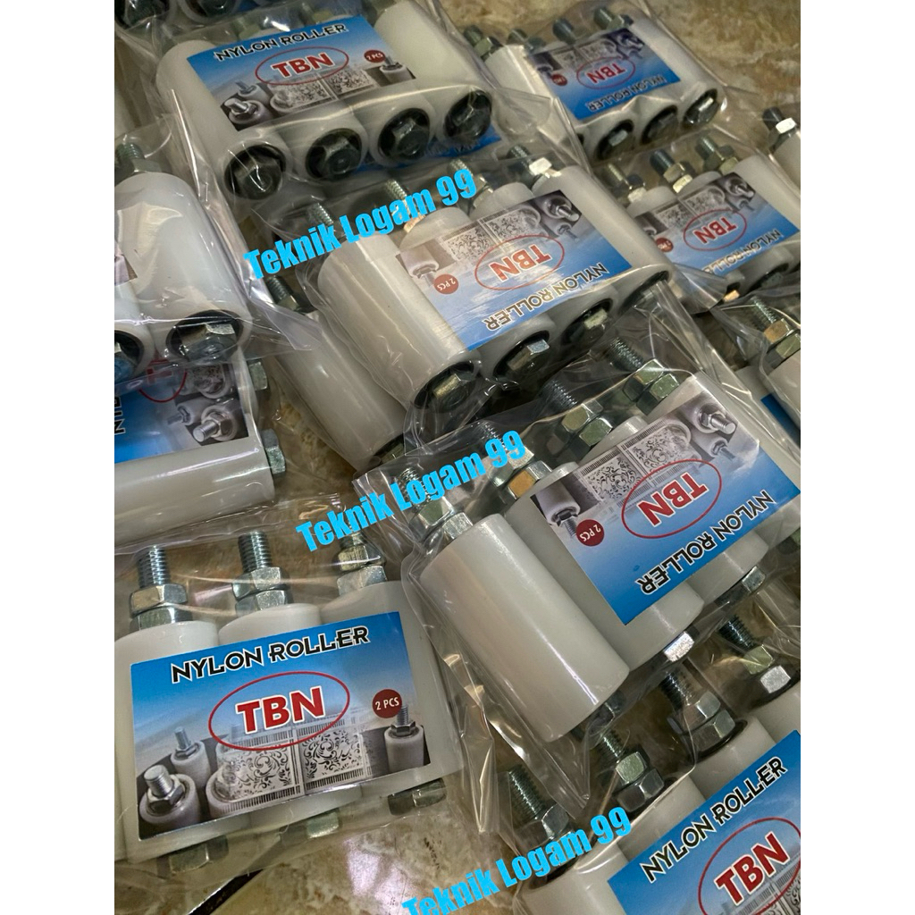 Roda Nilon Roller Bearing Pintu Pagar