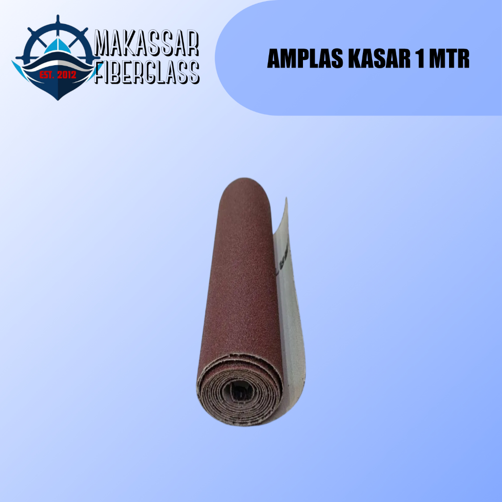 AMPLAS KASAR 1 MTR / AMPLAS ROLL KASAR ECERAN PER METER