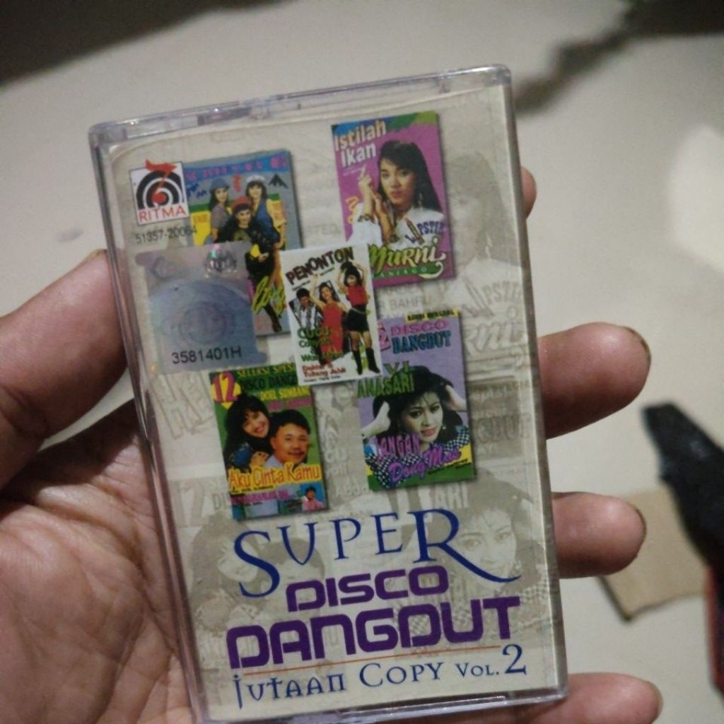 kaset pita import super disco dangdut vol 2