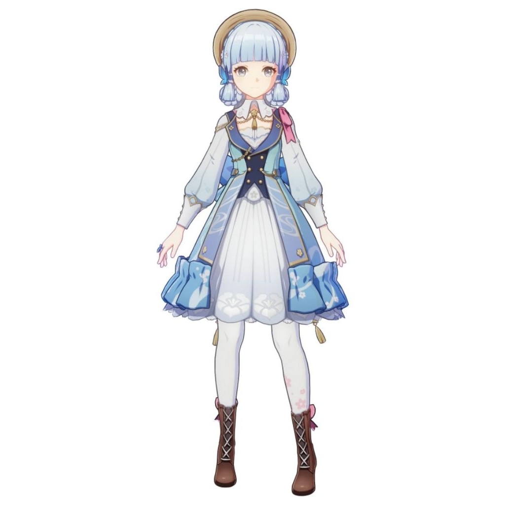 wts cosplay ayaka spring bloom genshin impact