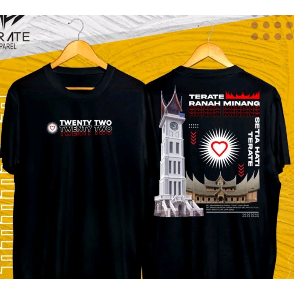 Kaos  PSHT Tanah Ranah Minang T-shirt Unisex Pria Wanita