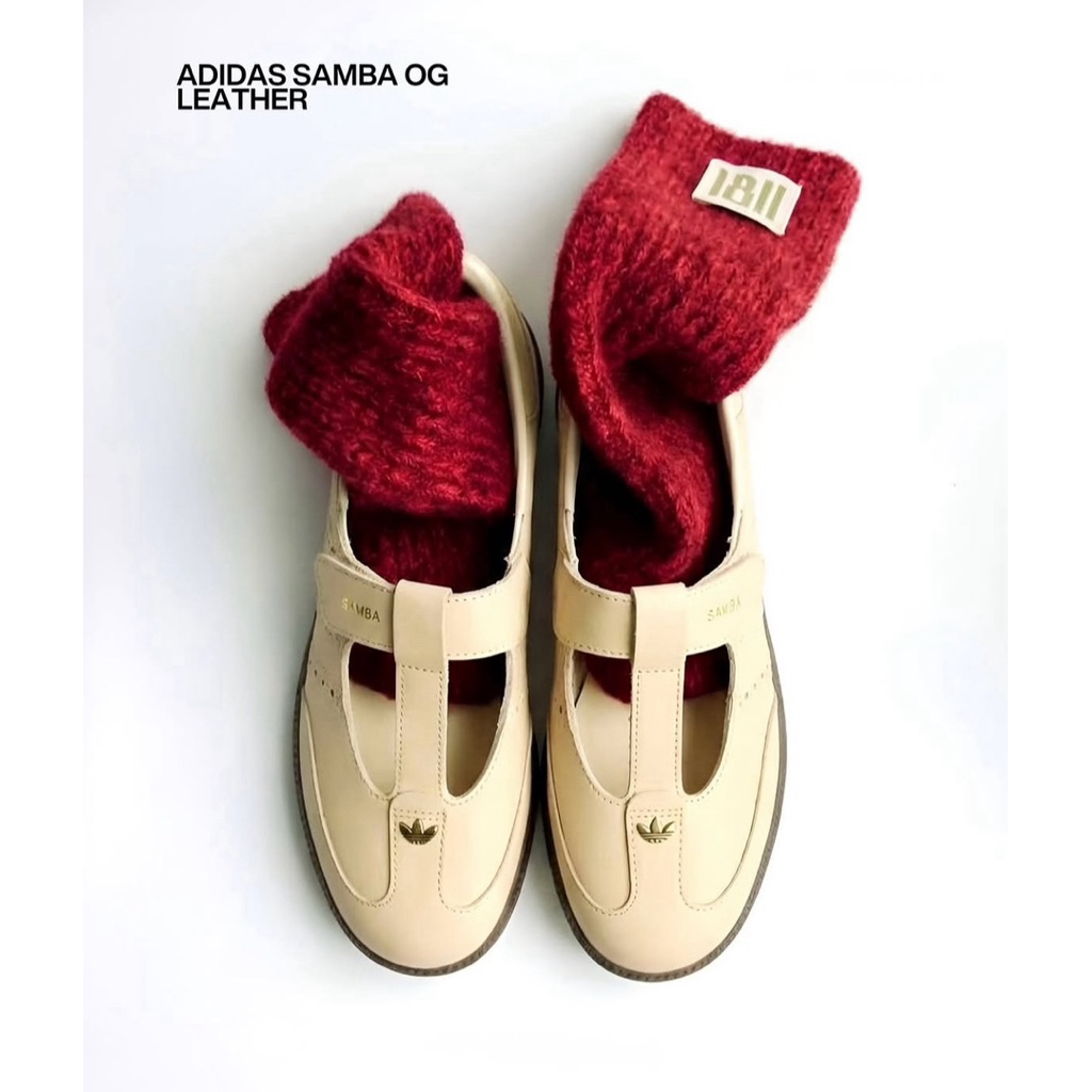 ADIDAS SAMBA JANE LEATHER CREAM WMNS ORIGINAL