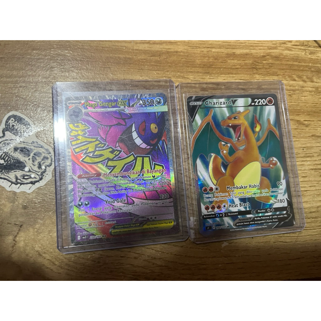 MA Gengar dan SR charizard