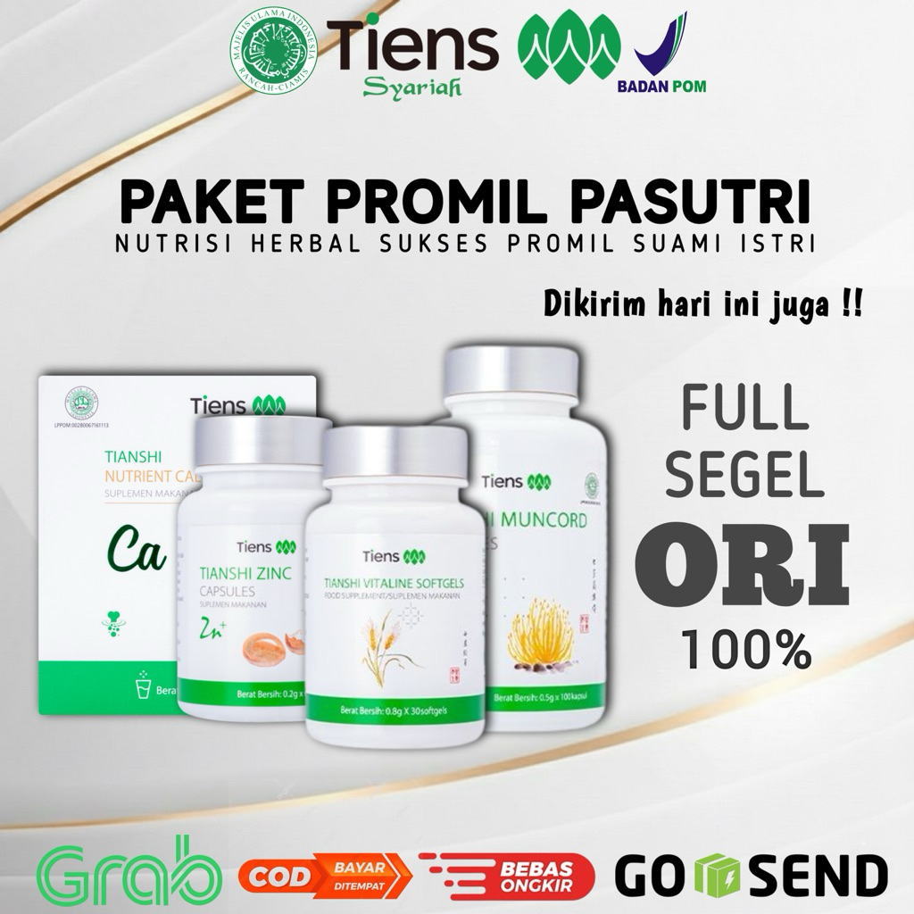 Tiens Paket Promil ~ Original Resmi Sudah Bpom dan Mui