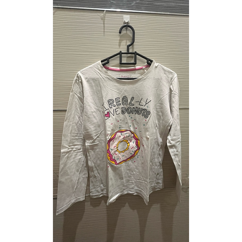 [ PRELOVED ] LONG SHIRT AERO SWEATSHIRT CREWNECK TIPIS