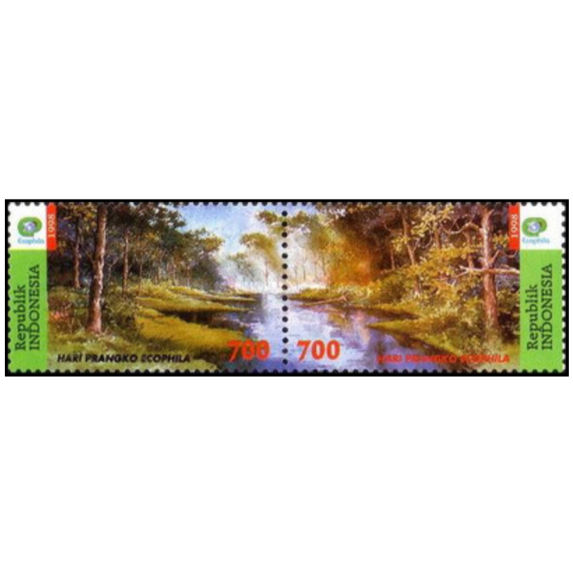 Perangko Filateli Indonesia 1998 Echophila Stamp Day