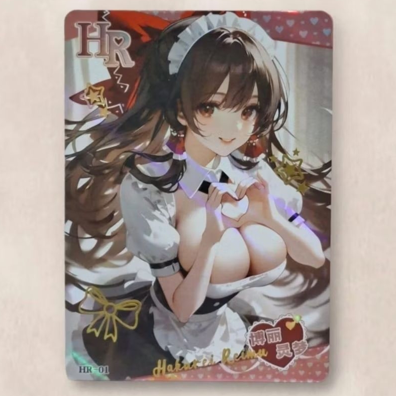 Kartu CCG Goddess Touhou Project Reimu Hakurei HR 01