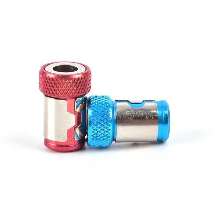 2 pcs Adapter Kepala Magnet Obeng Sekrup Bor 25 mm Magnetic Screwdriver Konektor Ring