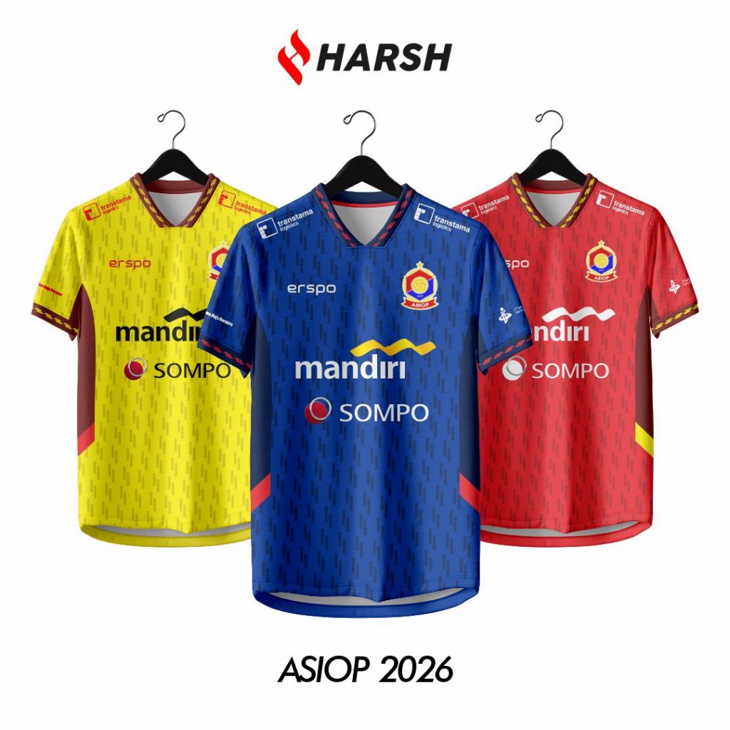 Jersey Futsal ASIOP 2026 Full Printing Bebas Custom Design (BISA SATUAN) H292-M15-SVB
