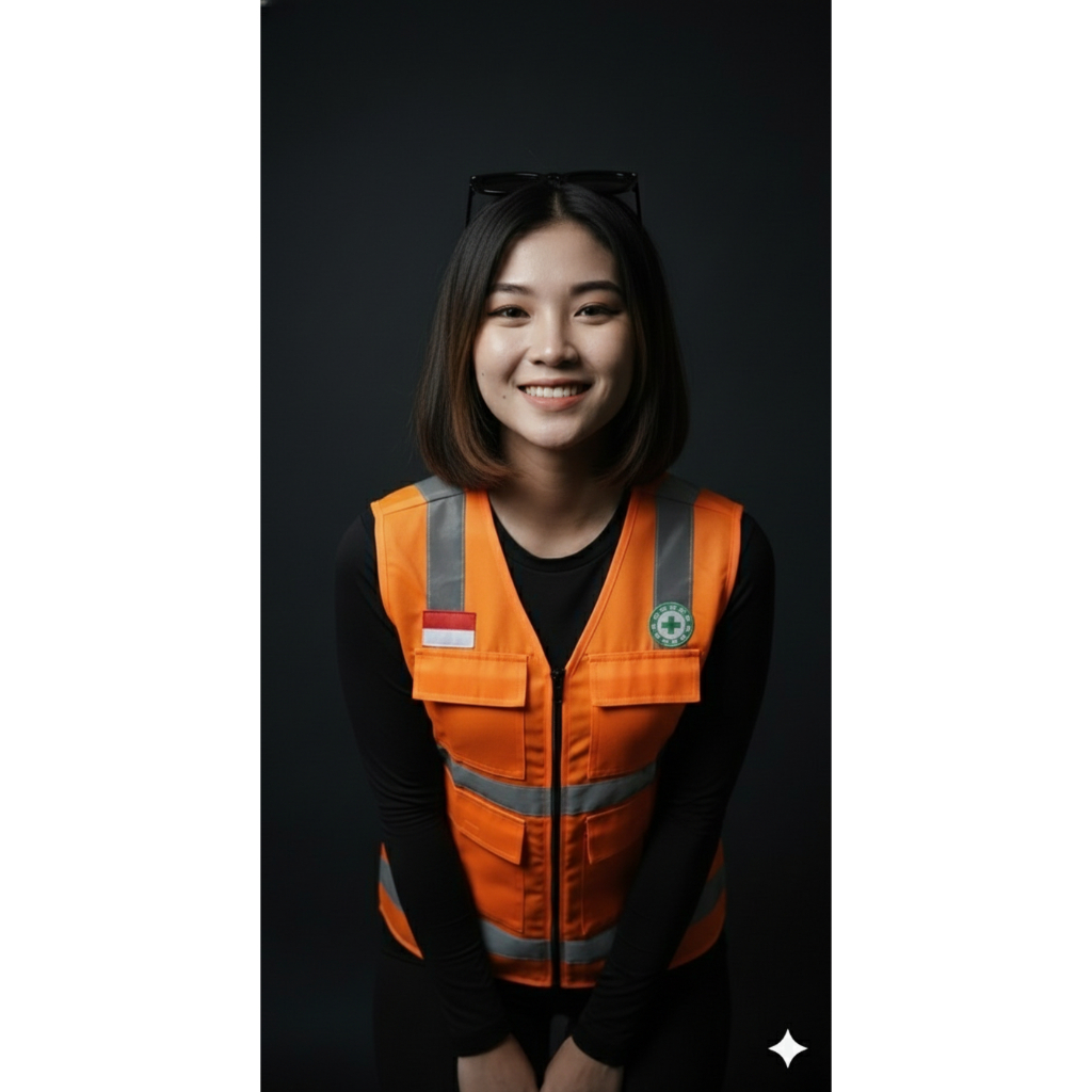 rompi safety proyek model terbaru bahan american drill tebal kualitas premium / rompi safety first k