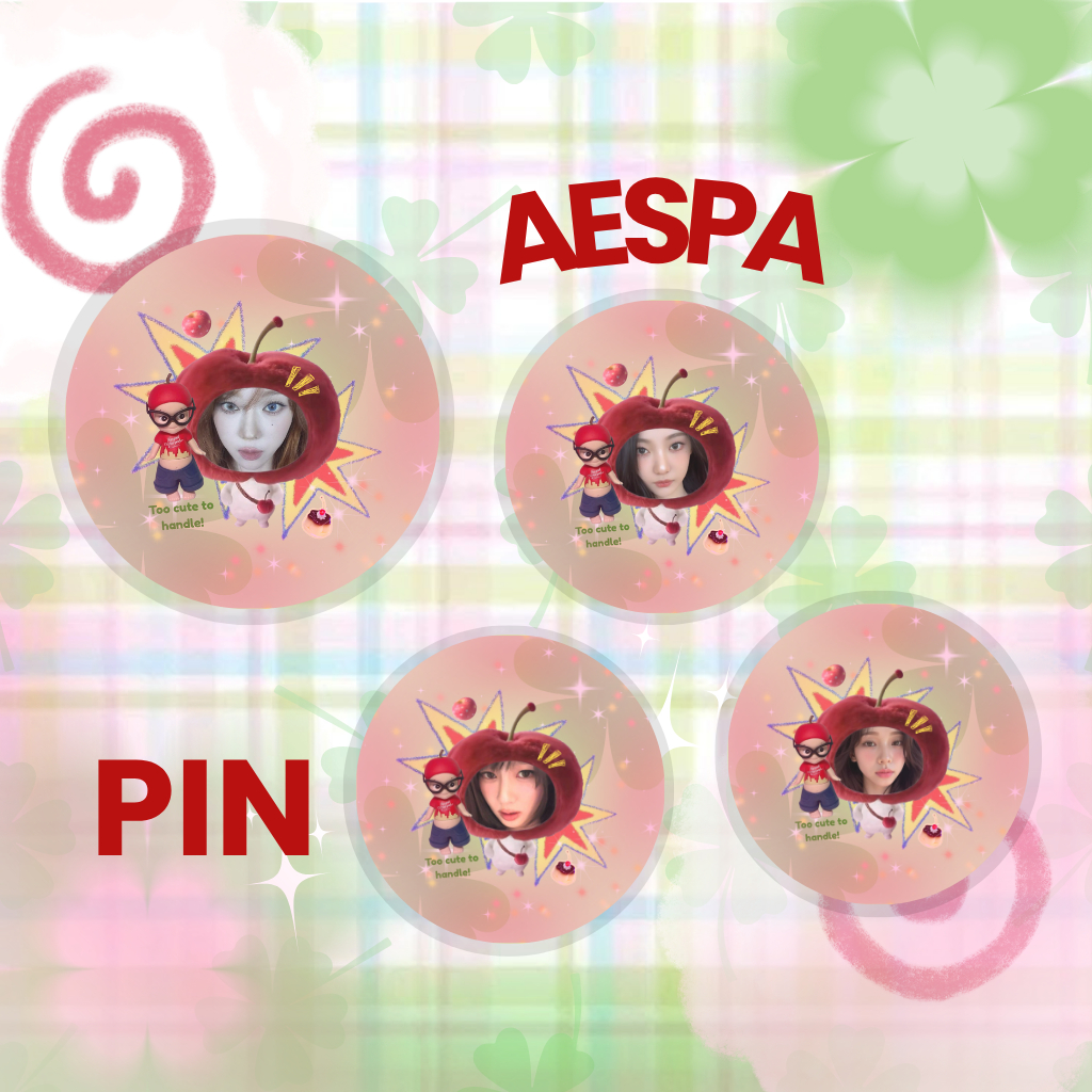 pin kpop aespa | kpop girlgroup | pin kpop | pin button | kpop pin button | aespa | juminocore