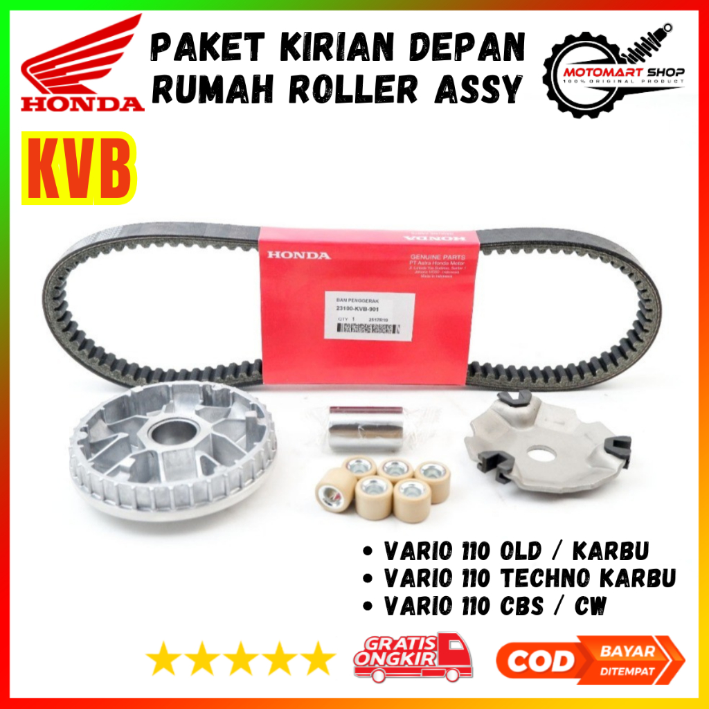 Vanbelt Vario 110 Karbu / Paket Kirian Vanbelt Vario 110 Carbu / Vanbelt Honda Vario 110 - KVB