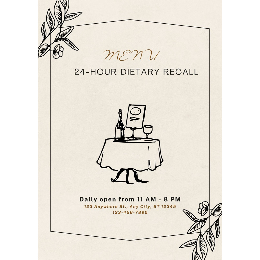 Food Recall 24 Jam