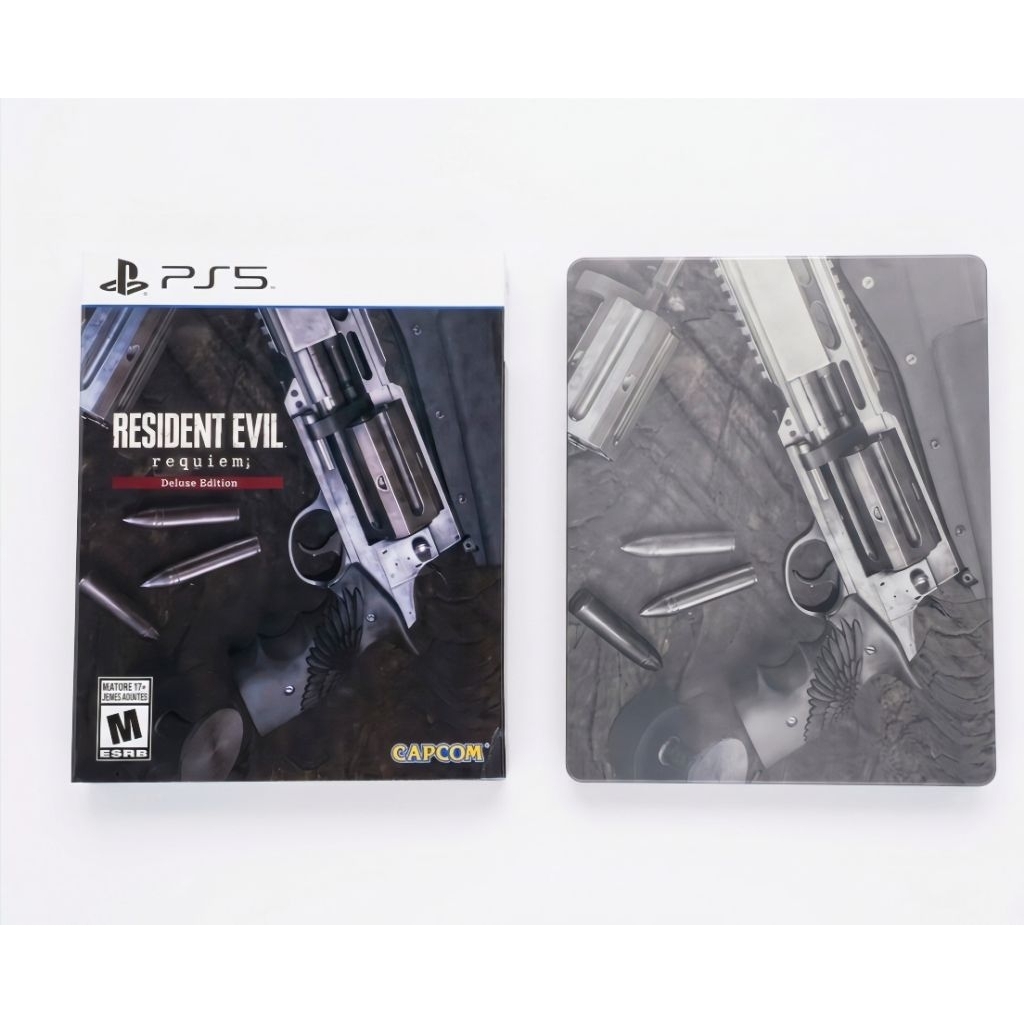 PS5 Official Original Steelbook/Steelcase Resident Evil Requiem (Steelbook Only)