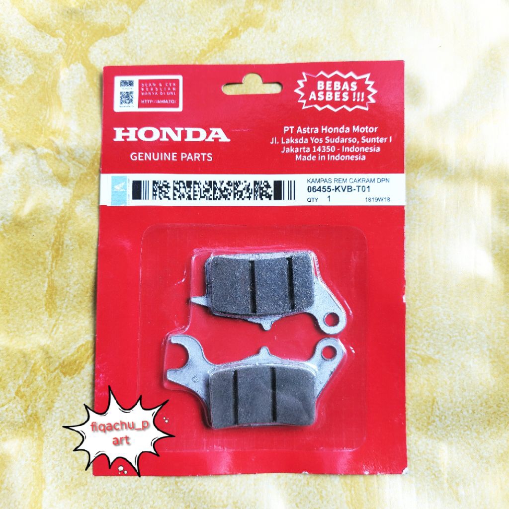 Kampas Rem Dispad Rem Depan Vario 160 ABS Vario 125 Vario 150 LED OLD