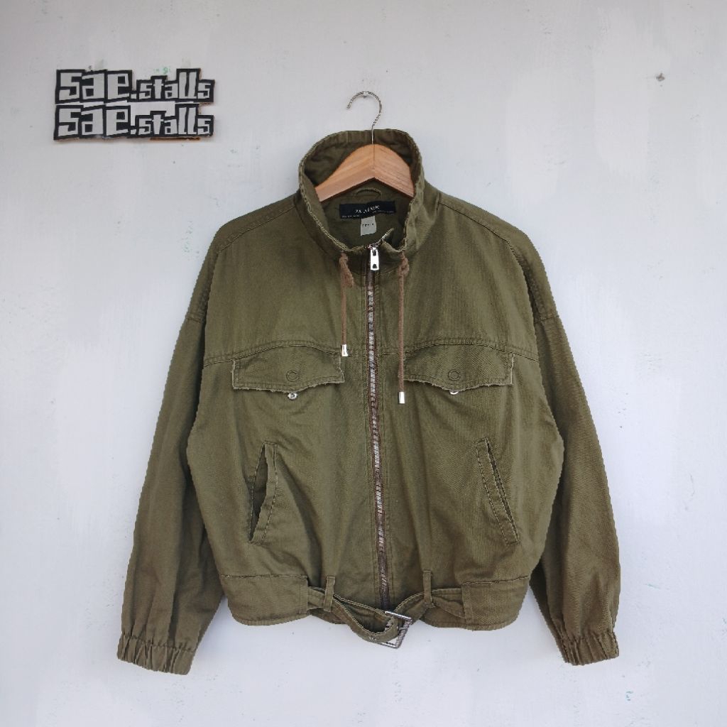 Jacket Bomber Wanita Zara Basic