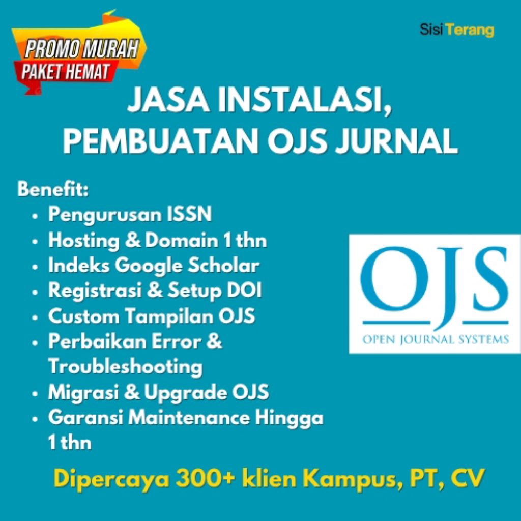 Jasa Pembuatan Jurnal, Instalasi OJS Jurnal, Pengelolaan Jurnal, OJS 3.3, OJS Jurnal Terbaru, Pembua