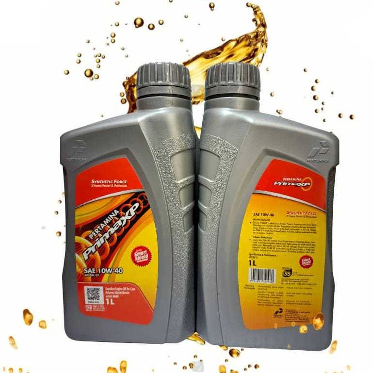 Oli Pertamina Prima Xp 1L Sae 10w-40 Oli Mesin Mobil Prima Xp 1000ml Pertamina Original
