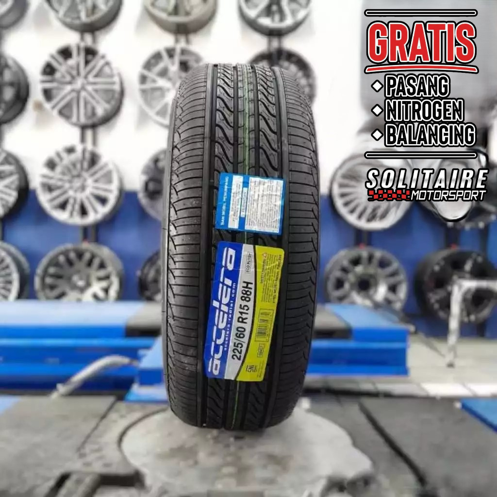 BAN ACCELERA ECO PLUSH 225/60 R15 | Ban Mobil Standar Racing Tapak Lebar 225 60 Ring 15