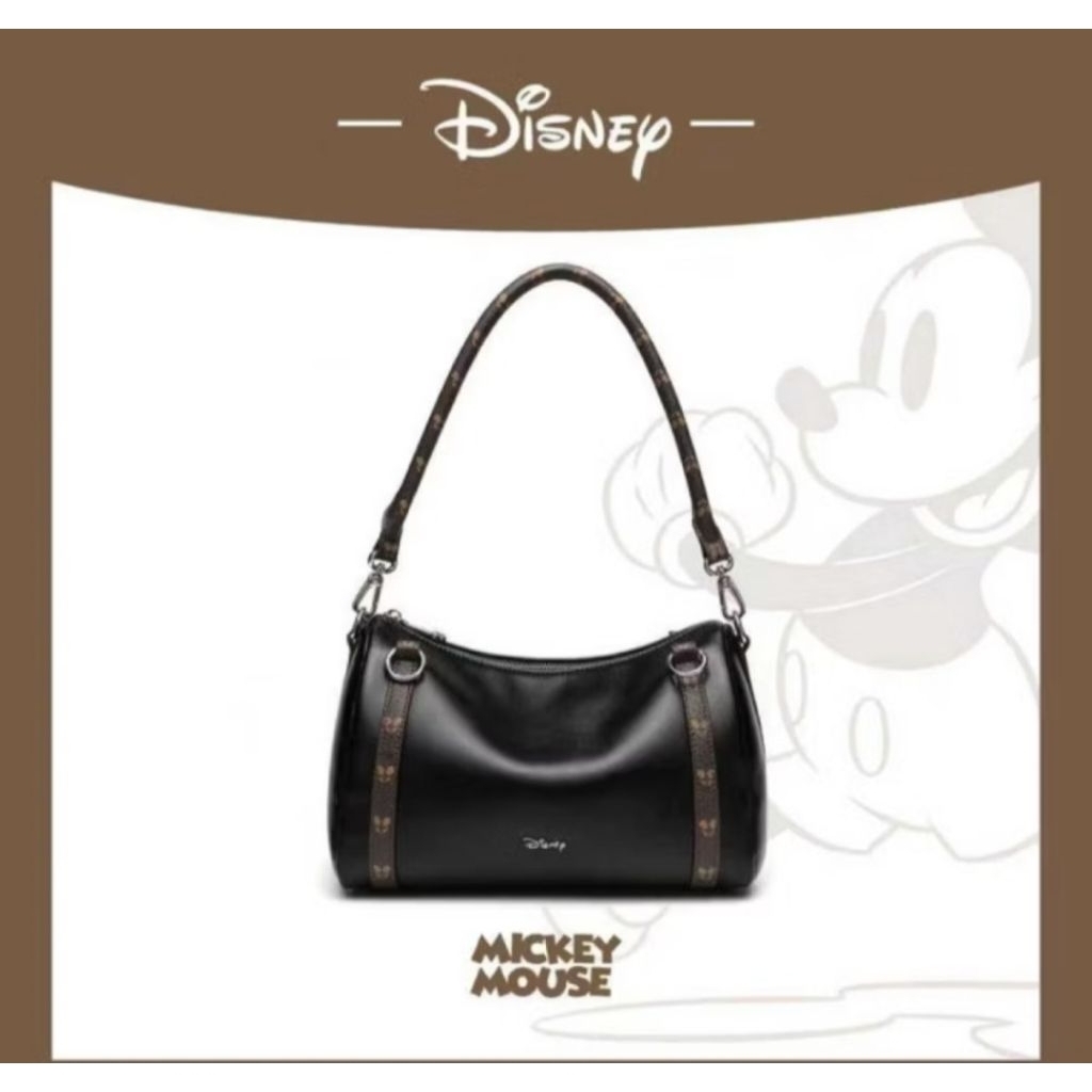 tas fashion madelyn speedy bag disney mickey hitam