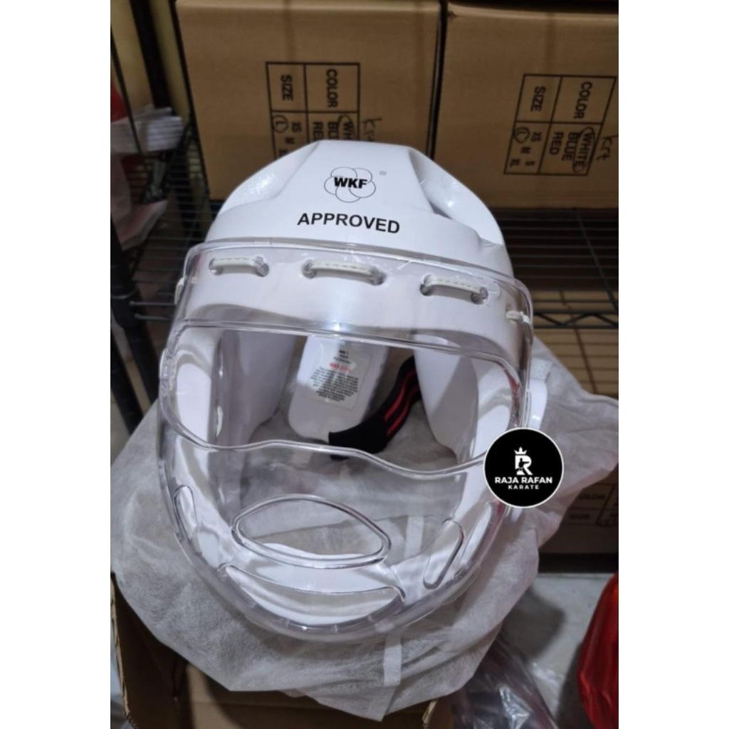 Helm Karate WKF Approved Helmet Kumite Helmet Karate Wkf Approved
