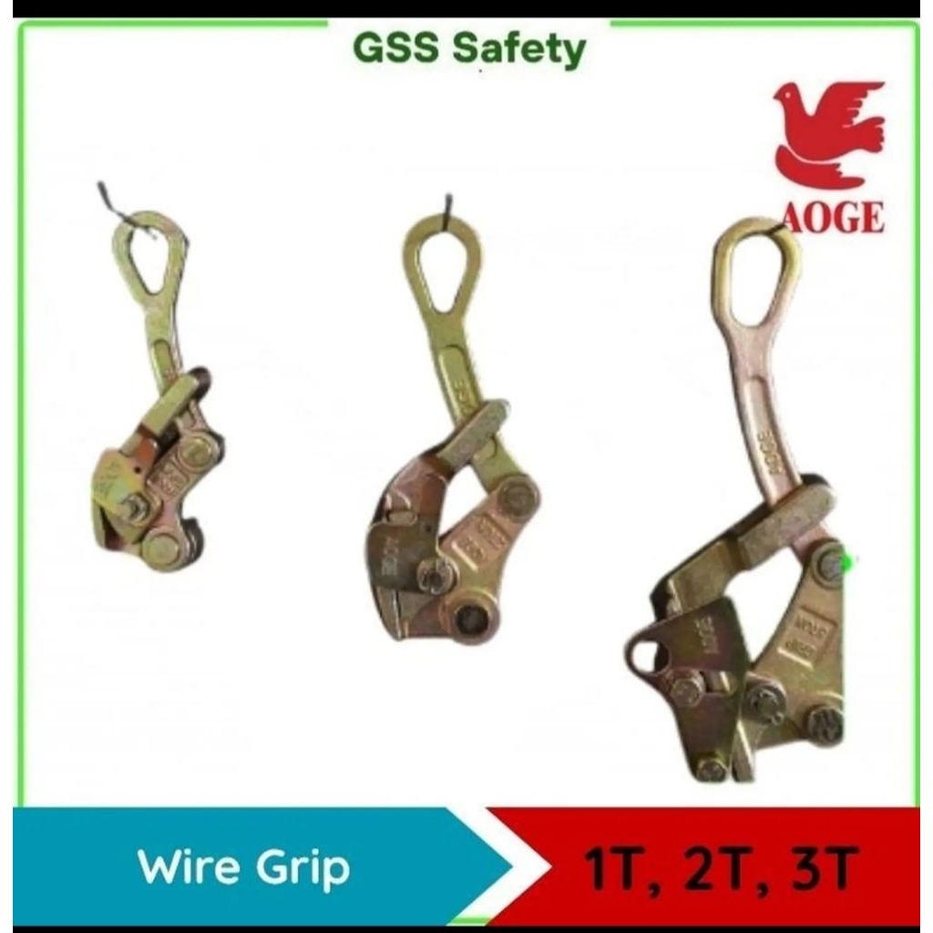 Wire Grip 1 Ton, 2 Ton, 3 Ton Aoge / Alat Pengencang Kabel Aoge - 1 Ton