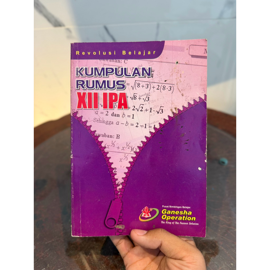 Kumpulan Rumus XII IPA Ganesha Operation