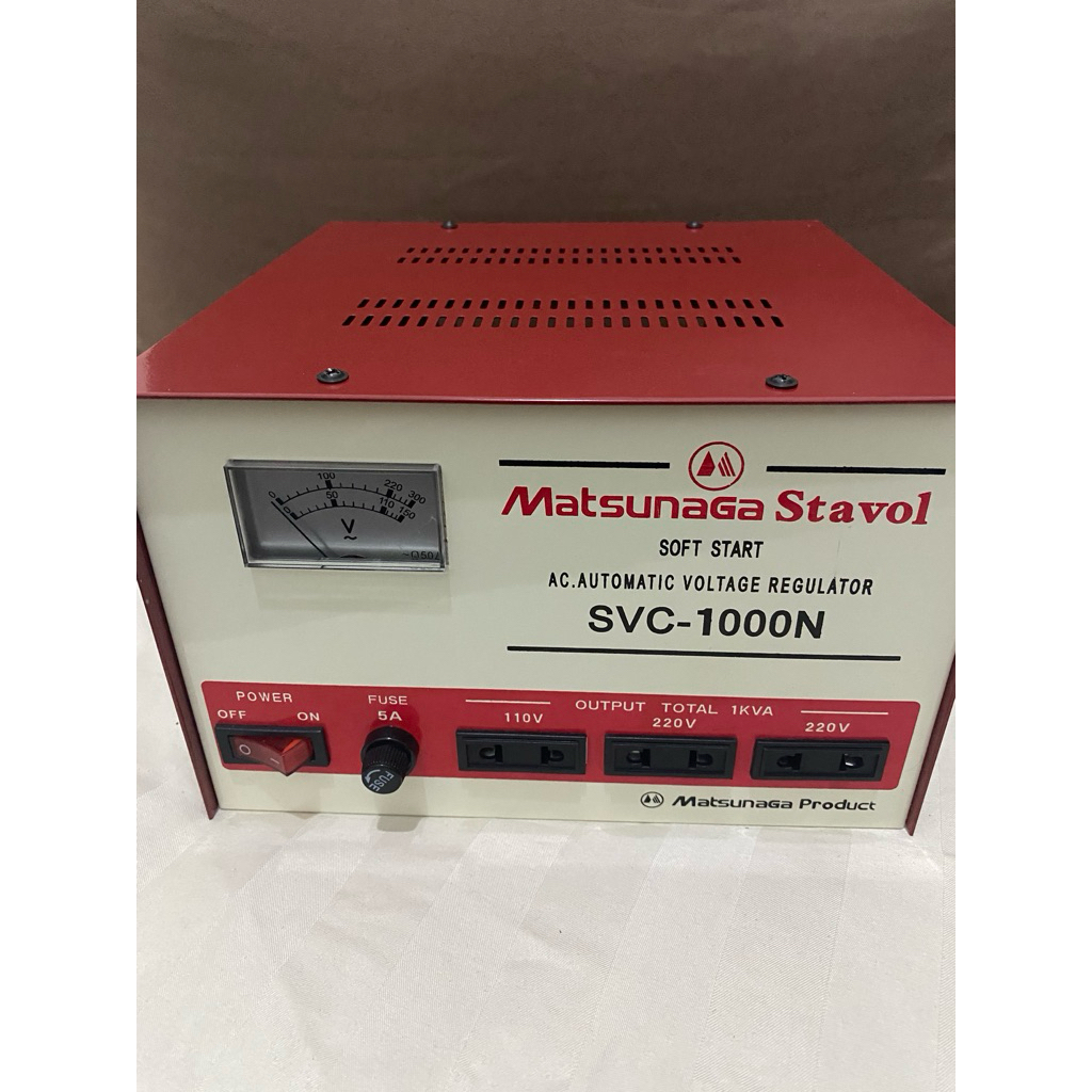preloved matsunaga stavol stabilizer listrik kulkas ac 1000watt